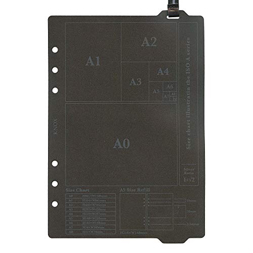 Knox 52480700 Personal Organizer Refill, Lifter, Vertical Type, With Elastic Band, A5, Wine X Navy #TOP2