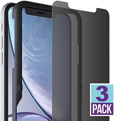 FlexGear Privacy Screen Protector for iPhone 11 [New Generation] (3-Pack)