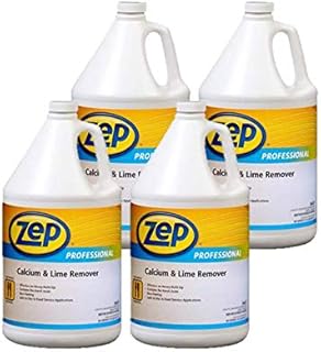 Zep Calcium & Lime Remover 128 Ounce 1041491 (Case of 4) Safe on stainless steel, aluminum, glass, plastic and ceramic surfaces