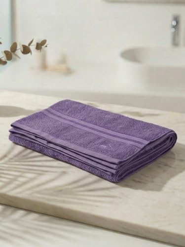 Image of Monte Carlo Essential 100% Cotton Bath Towel | 400 GSM Lightweight & Quick Dry | Soft Absorbent Large Towel 75x150 cm | Skin Friendly Daily Use Bathroom Towel for Men & Women (Jasper) | Daybreak
