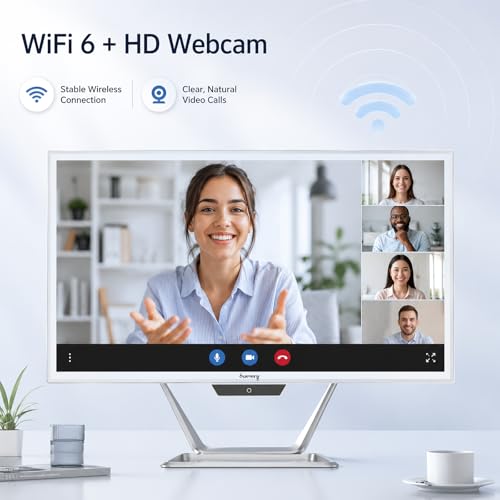Image of suevery All-in-One Desktop Computer, Core i5 16GB RAM 512GB SSD, HD Webcam Clear Calls,21.5 AIO Gaming pc,1080P Display, WiFi 6, Business All in One for Home Office Daily Use with Keyboard & Mouse