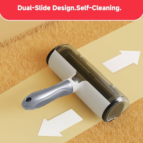 Image of NVNAN Pet Hair Remover Roller and Grooming Glove Set for Dogs & Cats