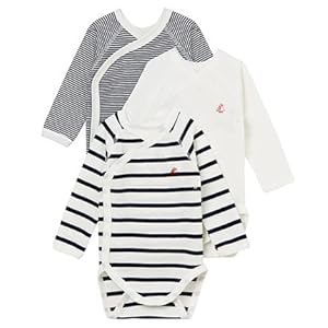 Petit Bateau Body (Lot de 3) Mixte Enfant