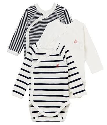 Petit Bateau Body (Lot de 3) Mixte Enfant