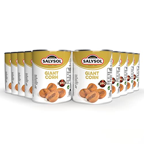 SALYSOL | Riesengrillmais - Nüsse - Maiskörner - Pikante Snacks - Geröstete Nüsse - Gebratener Mais - Pikante Snacks - Gerösteter Mais - Packung 10 Einheiten x 50 gr Cover