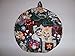 Christmas Pot Holders Kittens Cats Heat Resistant Handmade Double Insulated Round 9 Inches