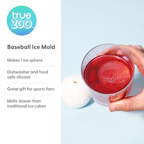Molde de hielo pelota de béisbol de silicona blanco miniatura 2