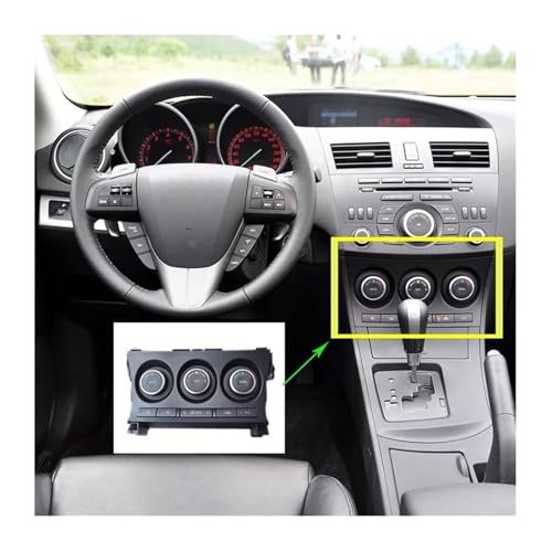 Panneau de commande de climatisation Mazda 3 commande chauffage et mécanisme habitacle 2009-2013 - 2