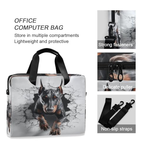 Bolso de mano portátil para laptop de 15.6 pulgadas miniatura 6