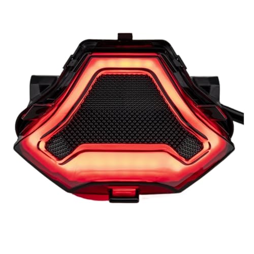 Feu arrière LED pour moto YZF R3 R25 MT07 avec clignotants de remplacement noirs