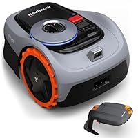 Navimow i105E Mähroboter ohne Begrenzungskabel, Empf. 500 m², Max. 600 m², RTK+Vision Rasenmäher Roboter Testsieger, Igelschutz Rasenroboter, KI Auto Kartierung