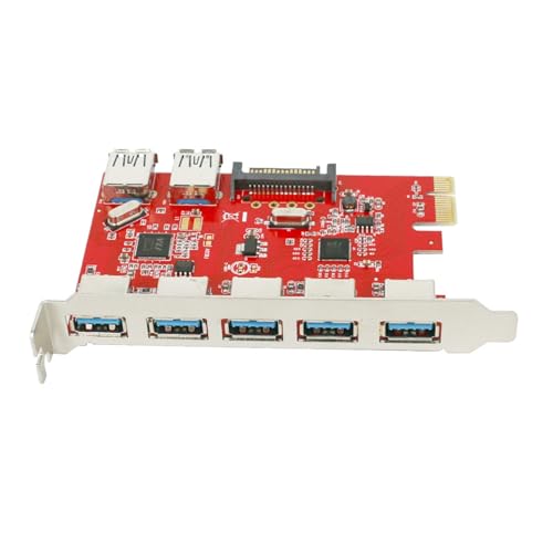 LARUISEE 7-Port PCIE USB 3.0 Erweiterungskarte