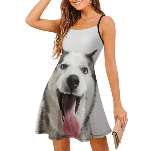 Robe d'été à bretelles Husky l'essence même de la liberté et de la légèreté au soleil