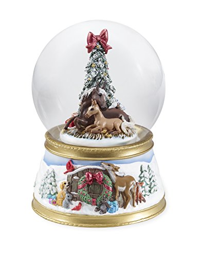 Breyer The Gift of Love Musical Snow Globe
