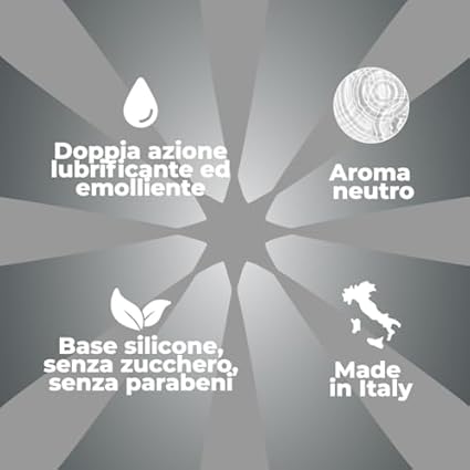 Control Lub Infinity - Gel Lubricante de Larga Duración - 75 mililitros - Base silicona - Compatible con Preservativo - Hipoalergénico - Sin azúcar - No mancha - Color Transparente