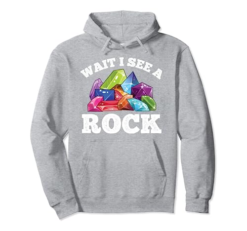 Divertida camisa de caza para coleccionista de rocas de geoda mineral Sudadera con Capucha