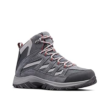 Columbia Bota feminina Crestwood Mid impermeável para caminhada, Grafite, Demolidor, 7.5