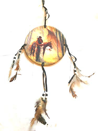 Roger Enterprises Dream Catcher Mandela 6" Shield Indian Trail Horse Southwest Wall Decor