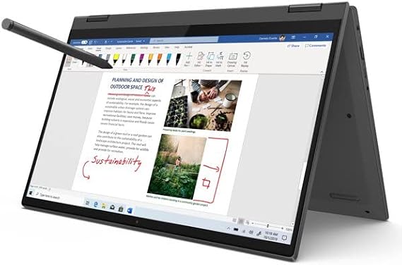 Lenovo IdeaPad Flex 5i 14 FHD 2-in-1 Touchscreen Laptop, Intel Core i3-1115G4(up to 4.1GHz), 4GB RAM 128GB PCIe SSD, Gray, Windows 11 in S Mode