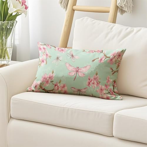 Funda cojín 40x80 lino suave Farfalla RZBZ-876 para cama 3