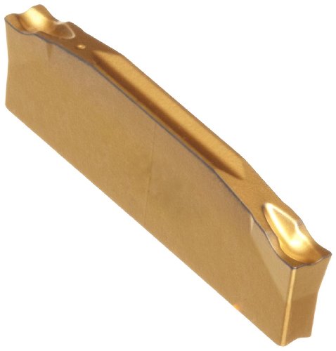 Sandvik Coromant Corocut 2-Edge Carbide Parting Insert, Gc2135 Grade, Multi-Layer Coating, Cm Chipbreaker, 2 Cutting Edges, N123E2-0200-0002-Cm, 0.0079" Corner Radius, E Insert Seat Size (Pack Of 10) #TOP5