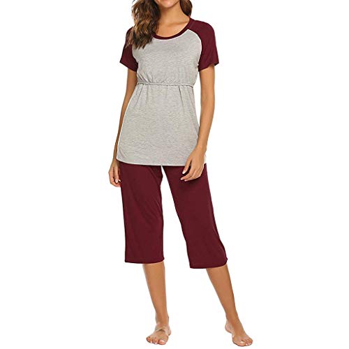 TDEOK Pantalones de pijama para mujer de...