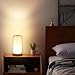 GEMWON Table Lamp, Touch Sensor Bedside Lamp with Dimmable 2800K-6500K Warm White Light & RGB Color Changing, Modern LED Desk Lamp for Living Room, Bedroom, Office