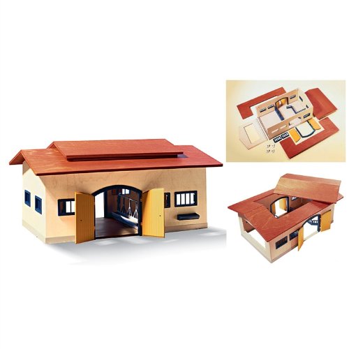 schleich wooden stable