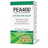 Natural Factors PEA400 - Pure Palmitoylethanolamide for Relief - Supports Nervous System & Occasional Discomfort - Non-GMO - 90 Capsules (90 Servings)