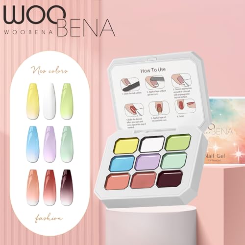 Pat Pat Gel Ombre Gel Nail Polish Gradient Kit 9 Colores miniatura 2