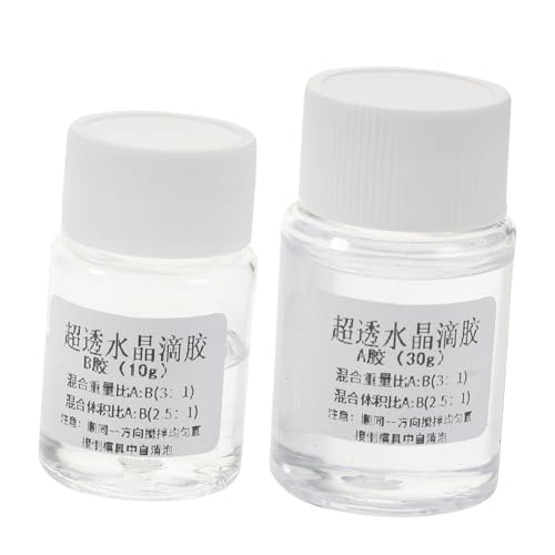 SOLUSTRE 2sätze Epoxidkleber Ab-kleber Für Harzschmuckherstellung Epoxidharz Zum Selbermachen Für Künstler Und Anfänger