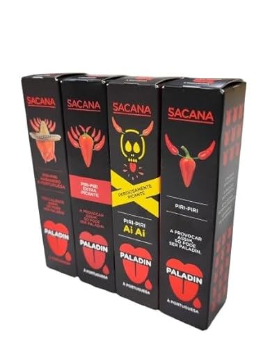 Mix Paladin Piri Piri - Lot de 4 x 75 ml - Sauce piquante