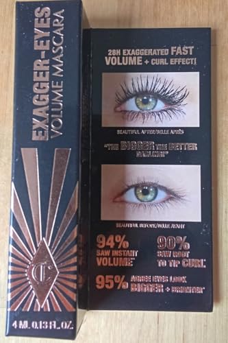 Charlotte Tilbury Original Mini Exagger-Eyes Volume Mascara Volumenmaske Reisegröße 4 ml by BELLA