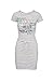 Produktbild SOCCX Damen Streifenkleid aus Slub Jersey mit Print