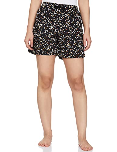 Image of Van Heusen Women's Cotton Lounge Shorts | Lightweight | Breathable Cotton | Relaxed fit | Printed | Comfortable Everyday Wear | Style 55501|Available in Pack of 1 & 2