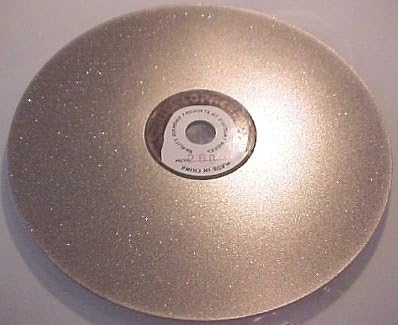 8inch Diamond Flat Lap 260 Mesh Lapidary Tool 1/2 inch Arbor