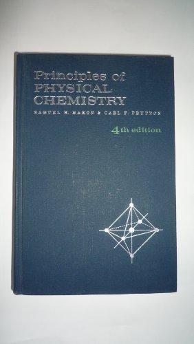Principles of Physical Chemistry 0023762306 Book Cover