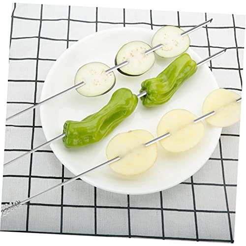 GANAZONO 6 Pçs Espeto De Primavera Assado Churrasqueira Ao Ar Livre Para Churrasco Aço Inoxidável Va