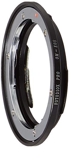Image of Fotodiox Pro Lens Mount Adapter Compatible with Olympus Zuiko (OM) 35mm SLR Lens to Canon EOS (EF, EF-S) Mount D /SLR Camera Body - with Gen10 Focus Confirmation Chip