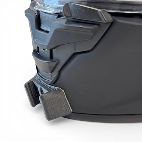Fijación frontal de casco para grabar motovlogs con DJI y Insta360 set 4