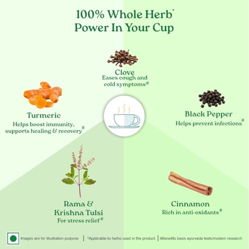 Organic India Tulsi Ginger Turmeric Tea, 25 Tea Bags