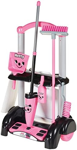 Casdon Hetty Cleaning Trolley | Hetty-Inspired Toy Cleaning Trolley For Children Aged 3+ | Wheels Around From Room To Room!, 63150