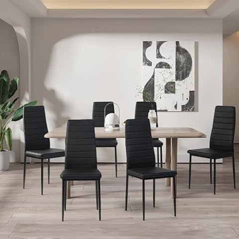 Liink1Ga Chaise Cuisine Lot de 6 Cover