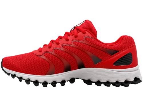 Image of K-Swiss Men's Tubes Comfort 200 Training Shoe Cross Trainer, Red /Black /White, 12