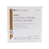 Cotton Tipped Applicator (100-9175), 6-Inch, Non-Sterile Swabsticks for Wound Care & Dressing. Single-Use, Wooden Handle with Cotton Tip. 1000 / Box