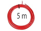 5 m KFZ Universalkabel - FLRY Typ B - 6mm² - Plusleitung - Rot 5 Meter ( 1,99 € pro m )