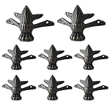 Möbel -Eckwächter, 8 Stcs Messing Eckschutz Retro Bronze Beschützer mit schnitzrostbeständigen dekorativen Klammern für Möbel, Schmuckschachtel, Heimatdekoration