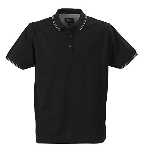 Polo James Harvest Rawlins noir XXL homme vêtement chic décontracté grande taille