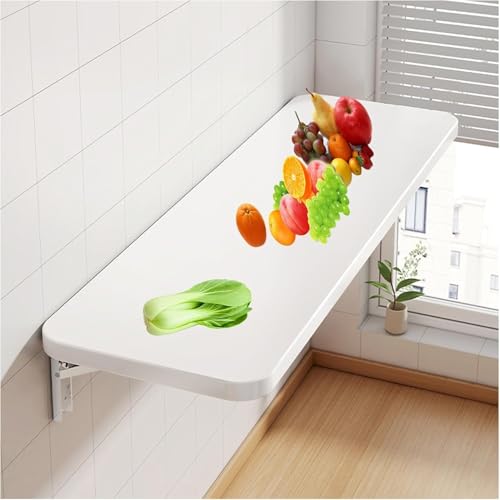 Table pliante murale cuisine et plan de travail compact rabattable - 2
