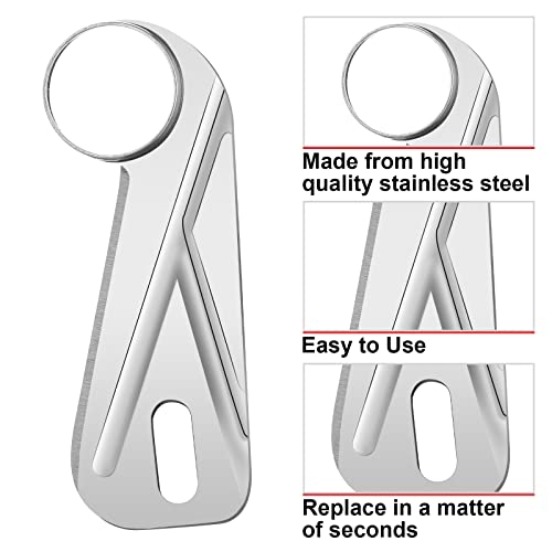 Jutom Universal Apple Peeler Replacement Blade Apple Peeler and Corer Stainless Steel Cutter Blades for Kitchen Home Restaurant(3 Pcs)